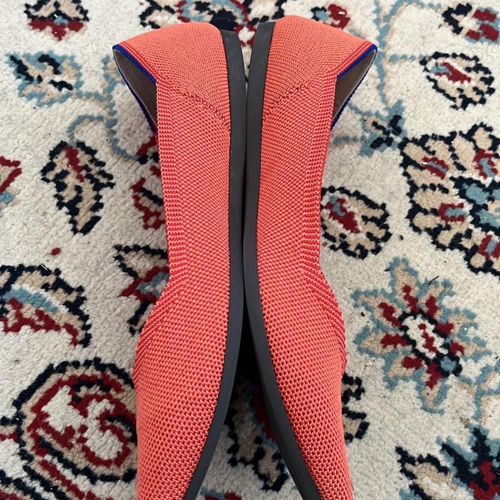 Rothy's Coral Knit Pointed Toe Flats - Picture 2 of 7